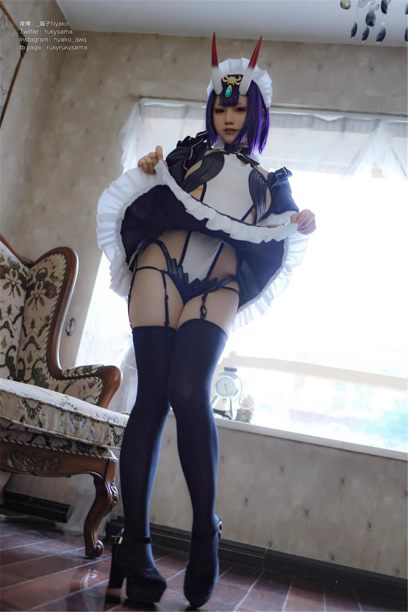 Nyako喵子 – NO.30 酒吞童子女仆 [42P]插图9